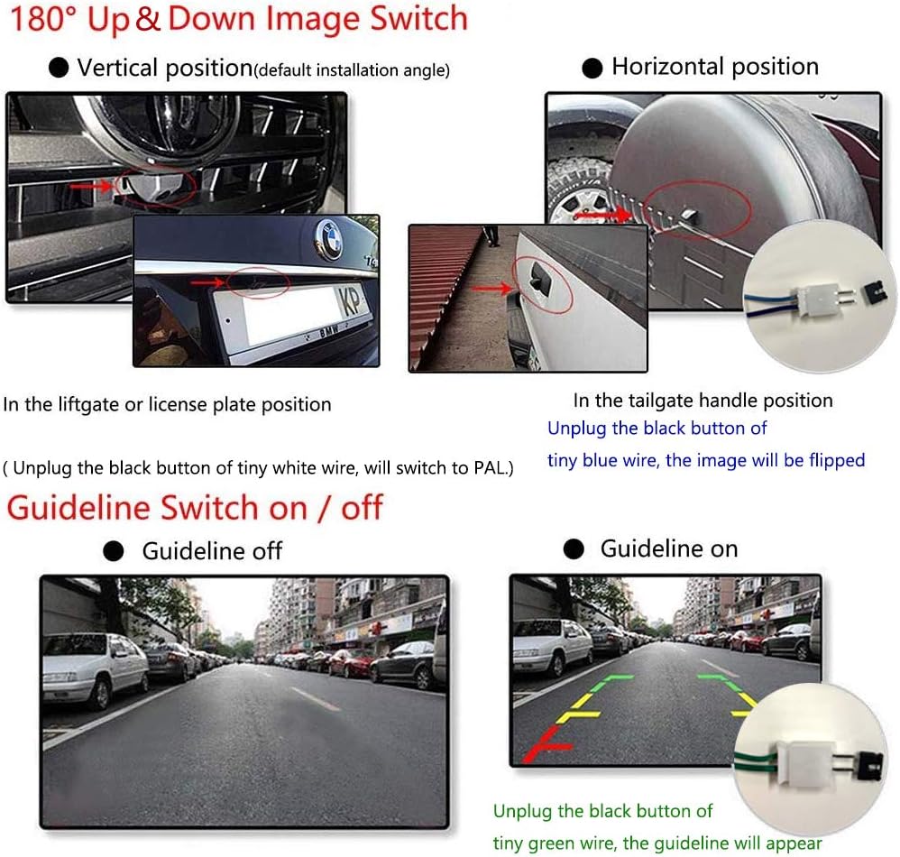 EW-U005 Mini Metal Body Reverse Car Backup Camera