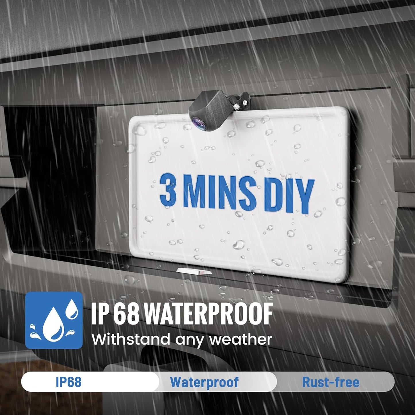 EW-U007 EW-U007 Digital Wireless Backup Camera Phone Tablet Monitor for iPhone Android