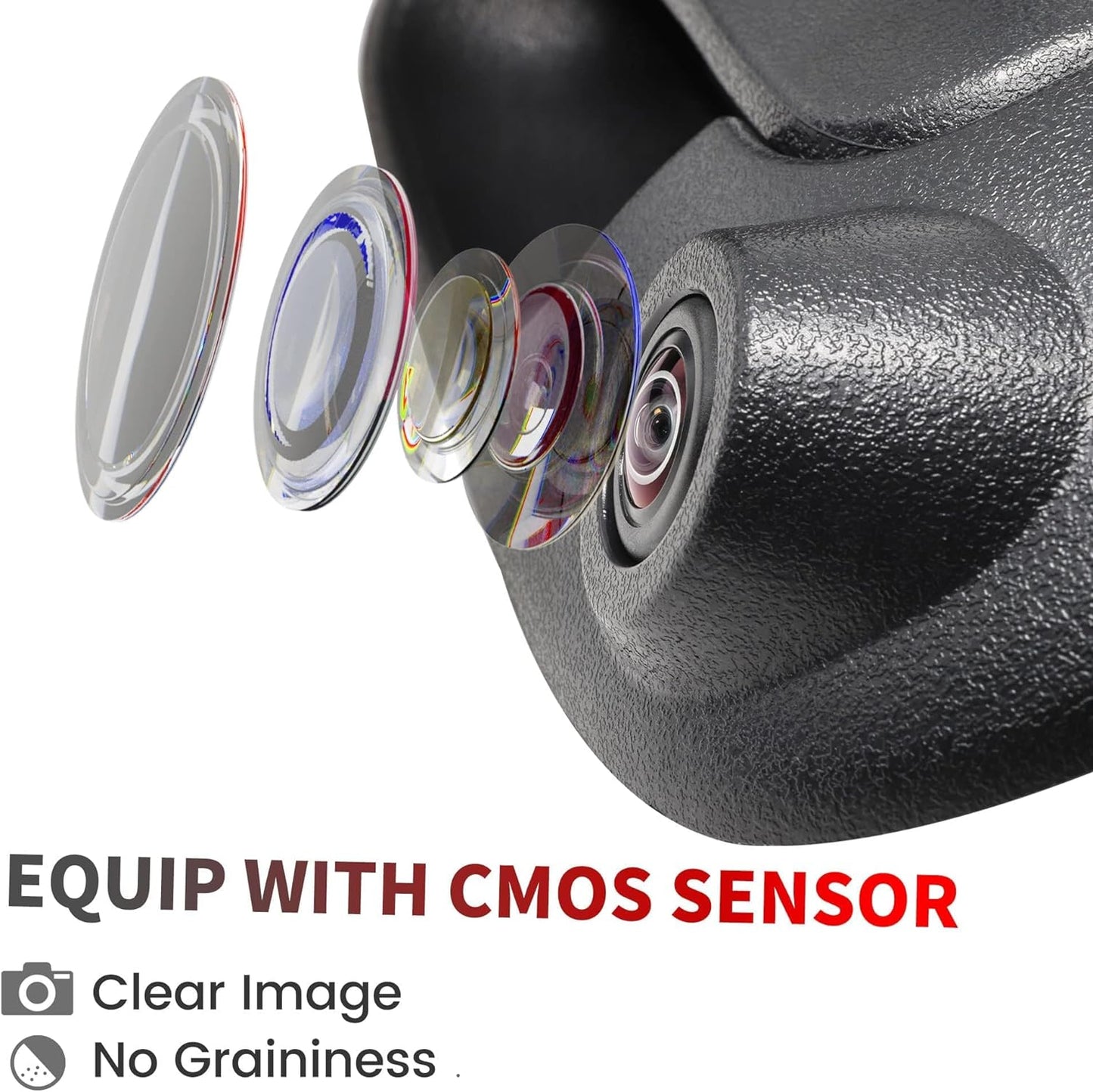 EW-T107 Tailgate Latch Door Handle Aftermarket Rear View Camera