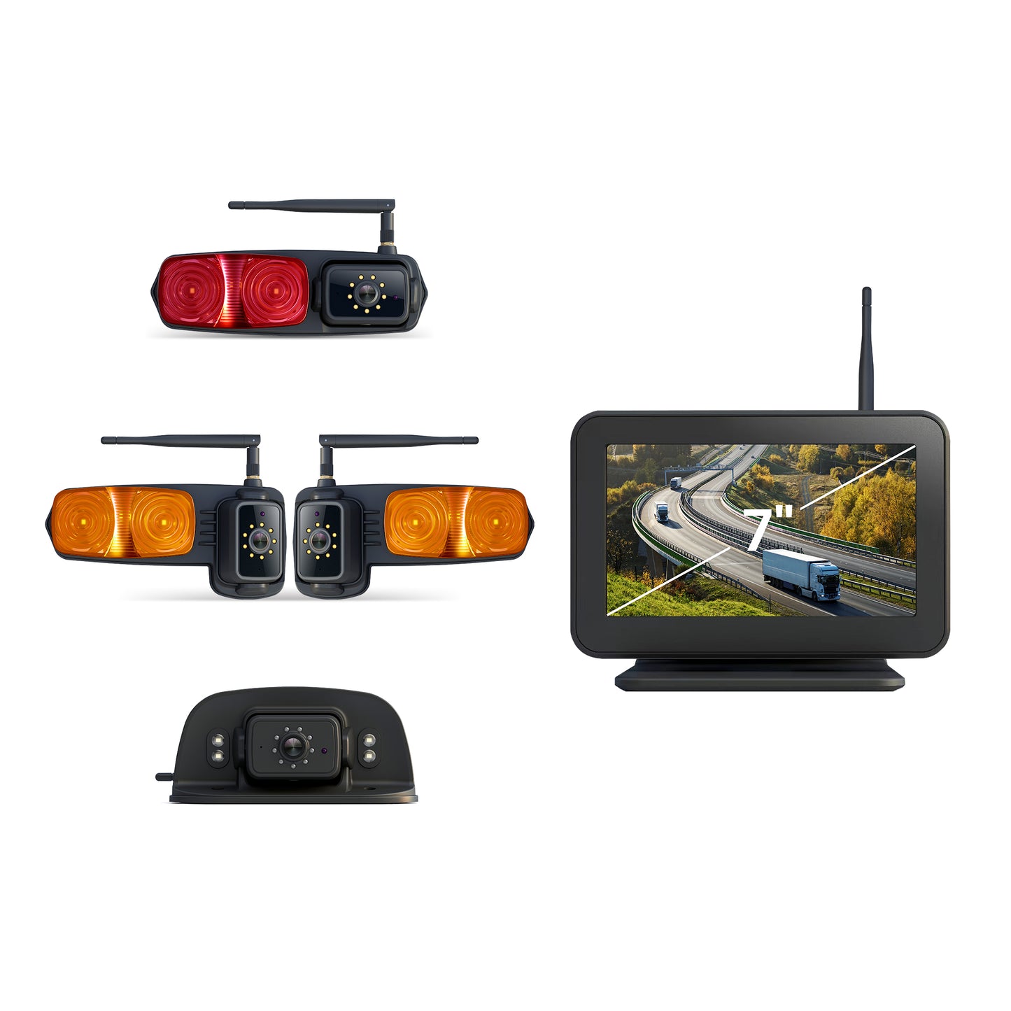 EW-2503KIT Marker Light Wireless Backup Camera System