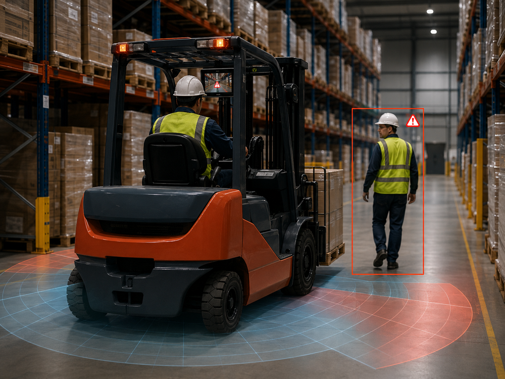 AI Forklift Camera Systems Reducing Blind Spots in Warehouse Operations