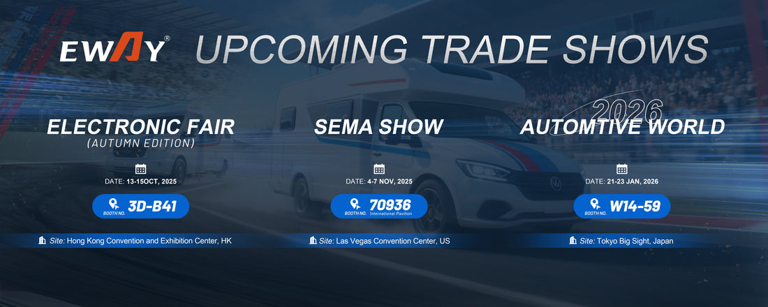 Join EWAY at Our Upcoming 2025-2026 Trade Shows!