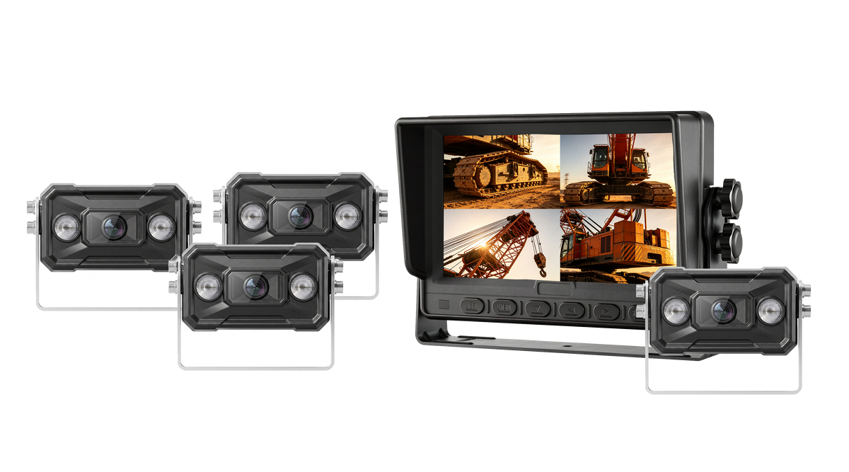 Rückansicht AI Camera Kit für mobile und Crawler Crane Fußgängererkennung