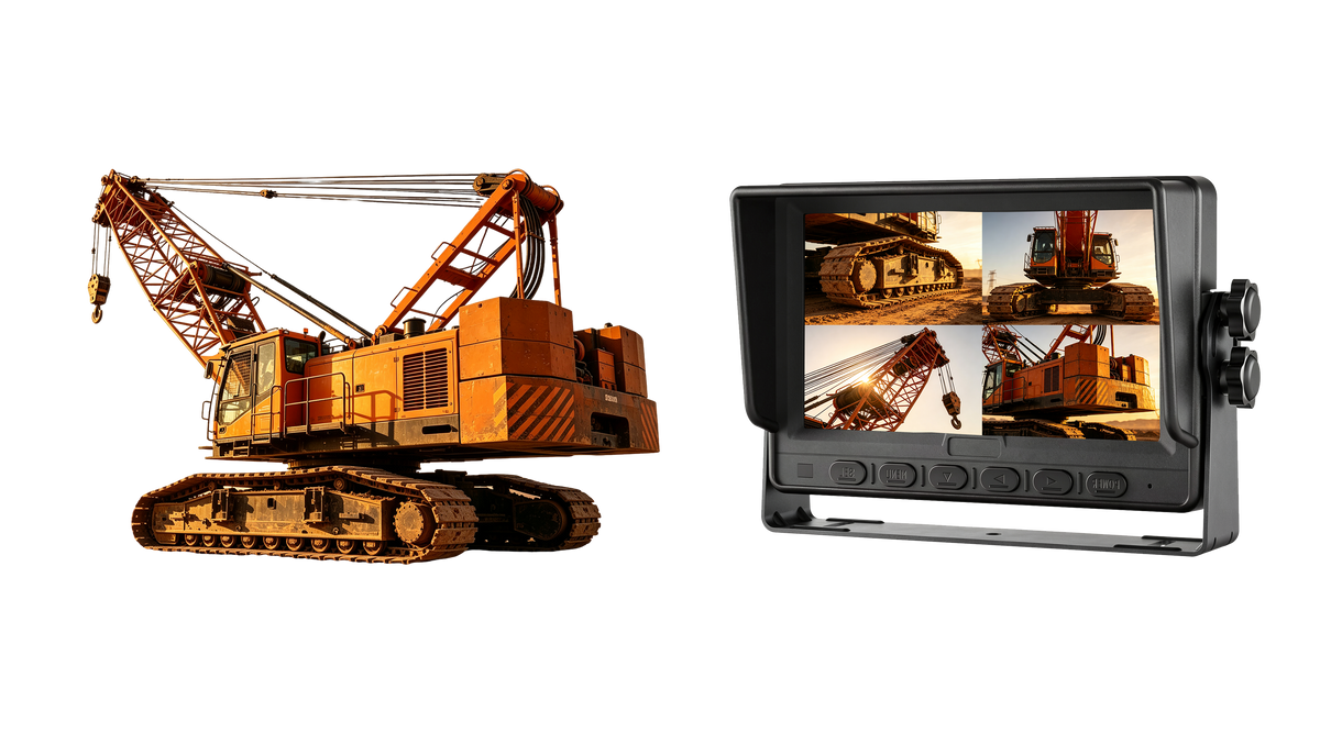 Rückansicht AI Camera Kit für mobile und Crawler Crane Fußgängererkennung