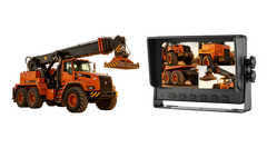Blind Spot Kamerasystem für Reach Stacker mit AI Detection