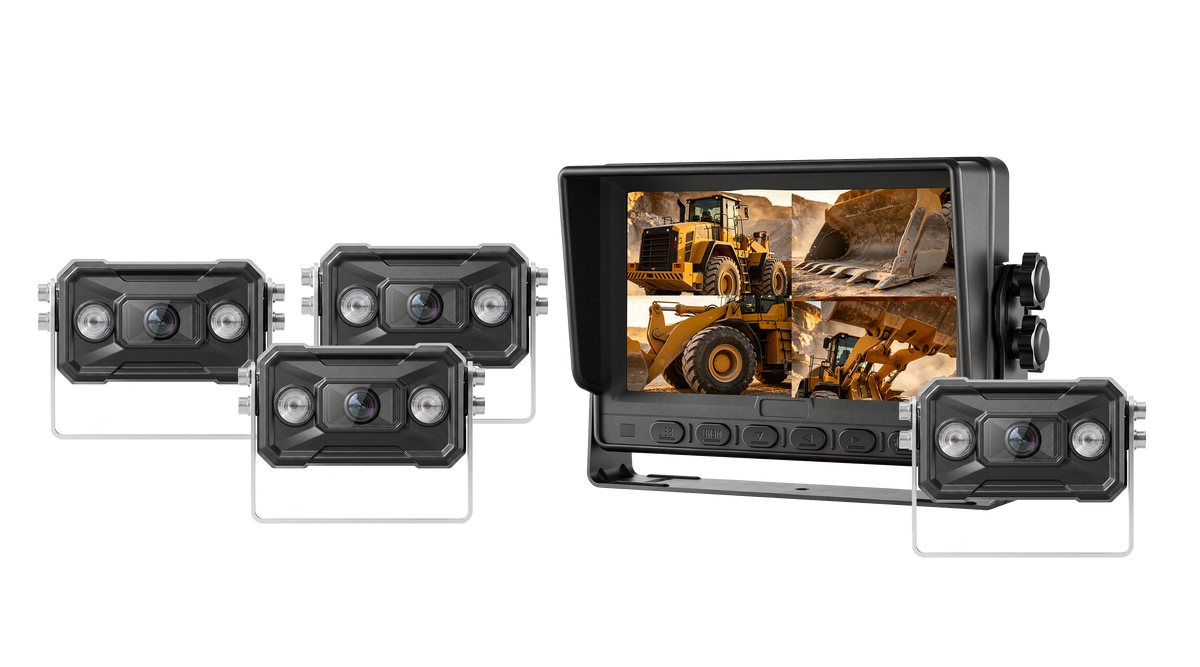 Radlader AI Rearview Monitor und Kameralösung