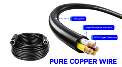 Forklift Pedestrian Detection AI Backup Camera + 10m Extension Cable