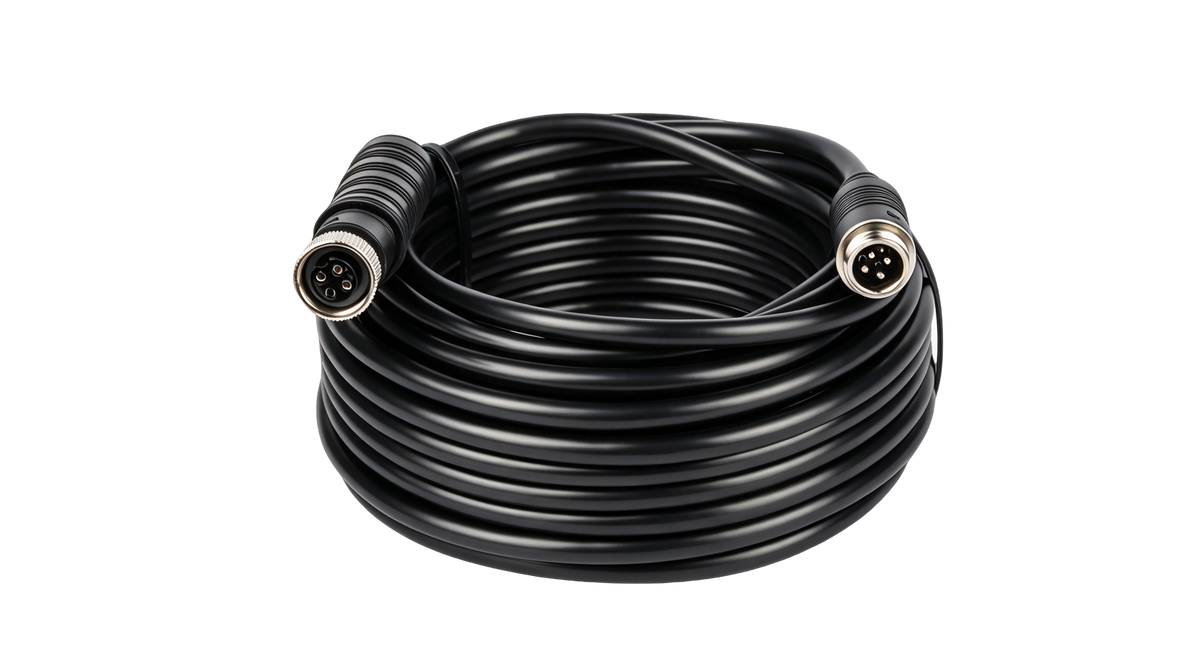 10m 4 Pin Aviation Extension Cable for Commercial Vehicle Camera System
