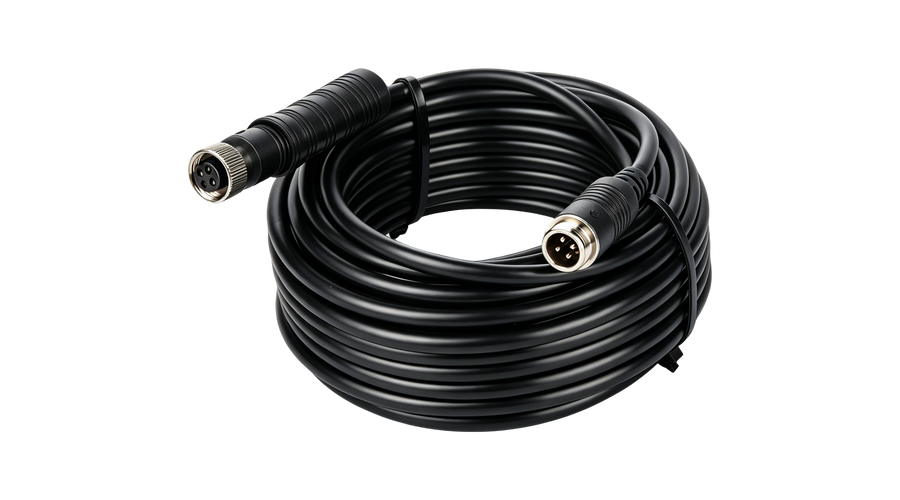 10m 4 Pin Aviation Extension Cable for Commercial Vehicle Camera System