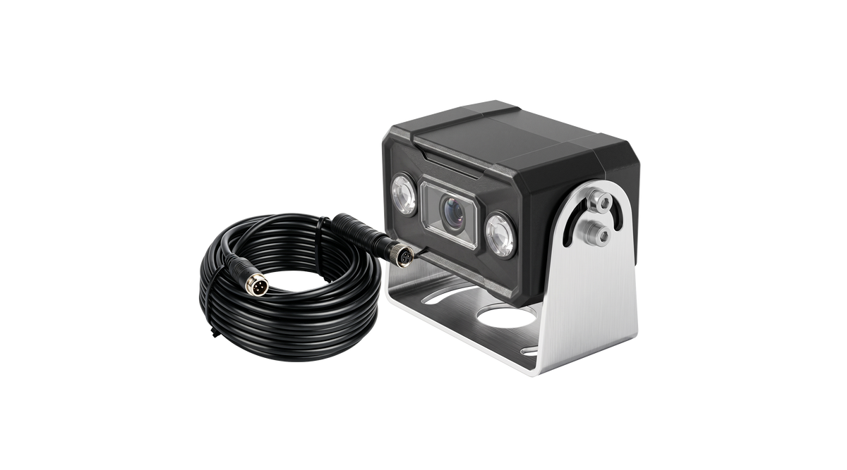 Forklift Pedestrian Detection AI Backup Camera + 10m Extension Cable