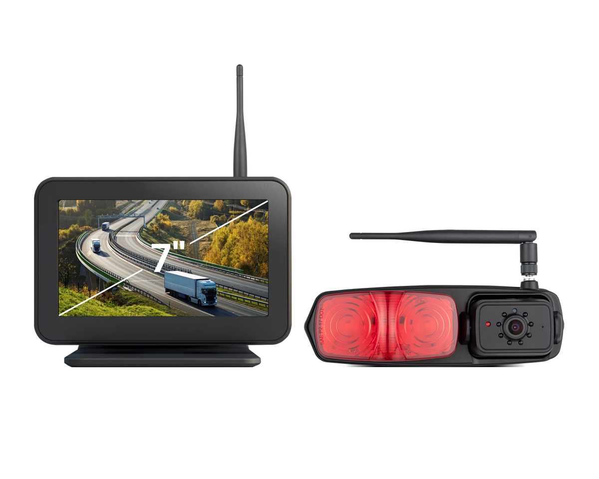 Wireless Backup Camera for RV System 4 Camera with 7inch Touch Screen Monitor