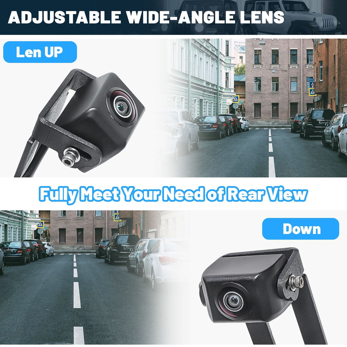 Lighter Spare Tire Mount Backup Camera 4.0
For Jeep Wrangler