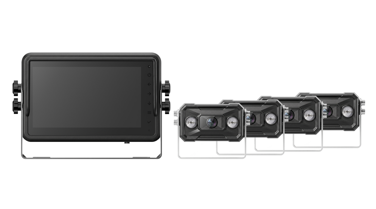 Mobile and Crawler Crane Rearview AI Camera System for Blind Spot Safety