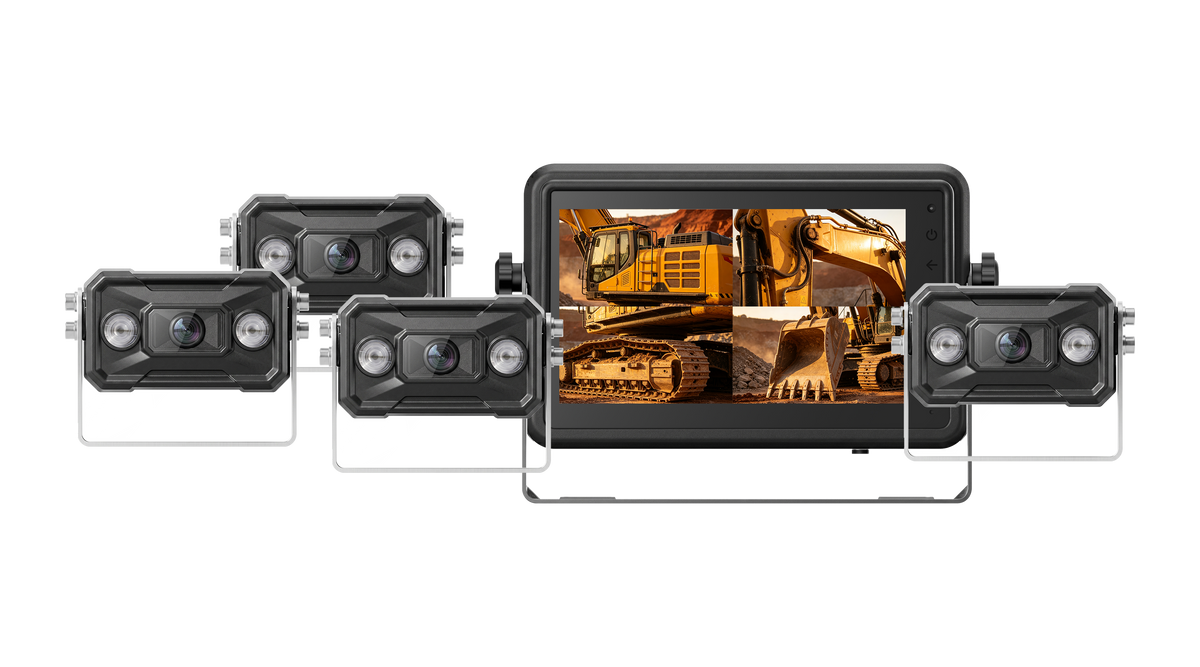 Excavator Rearview Monitor Kamera Kit für Side Awareness