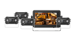 Excavator Rearview Monitor Kamera Kit für Side Awareness