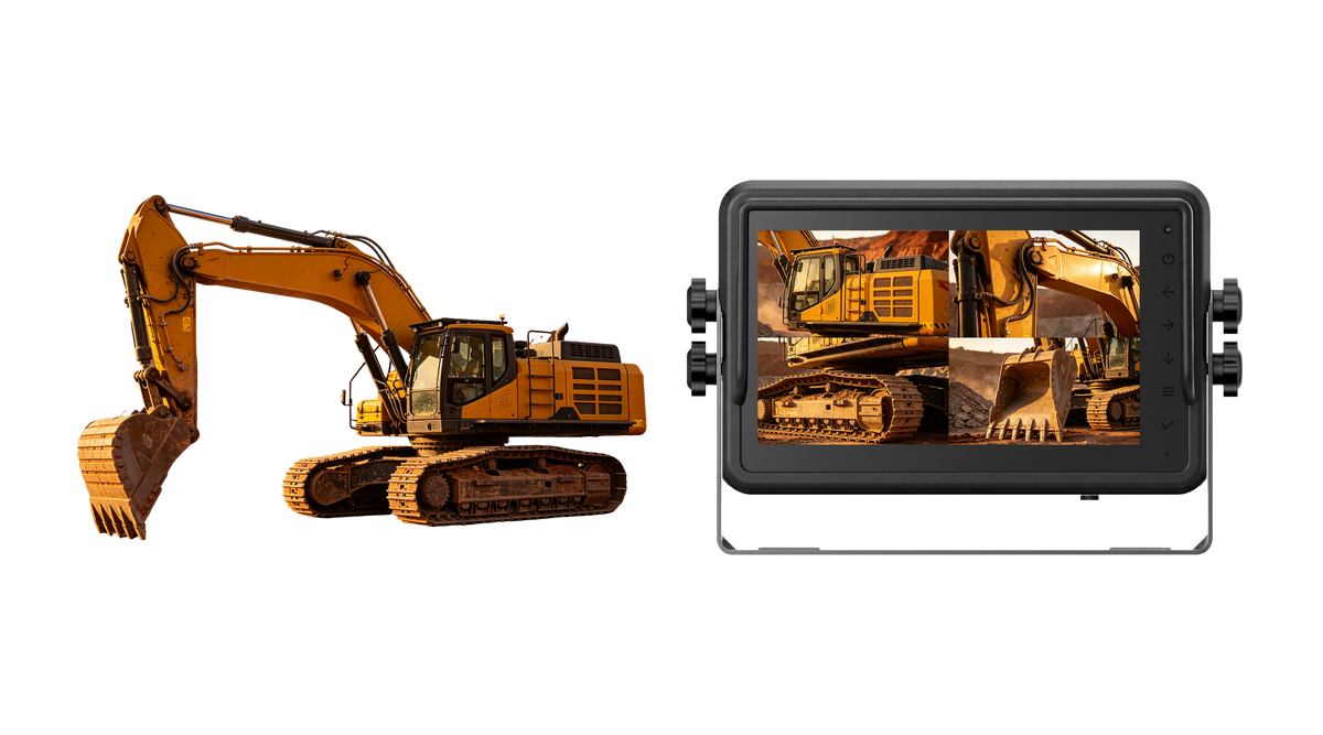 Excavator Rearview Monitor Kamera Kit für Side Awareness