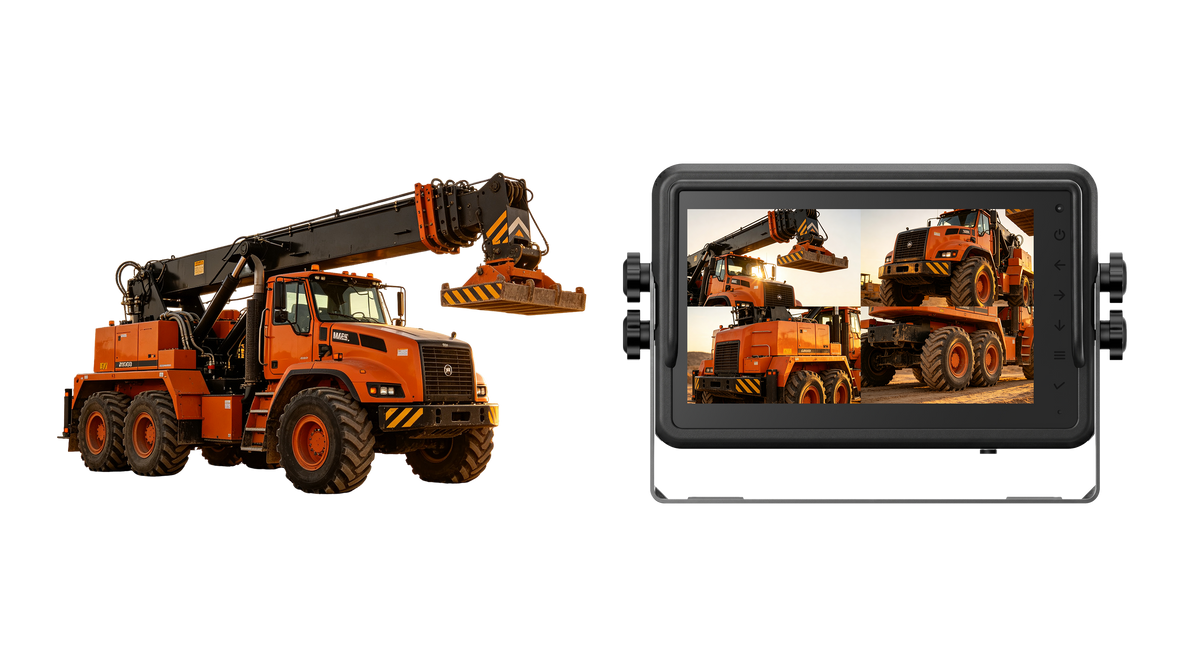 Smart Rearview Kamerasystem für Reach Stacker Operations