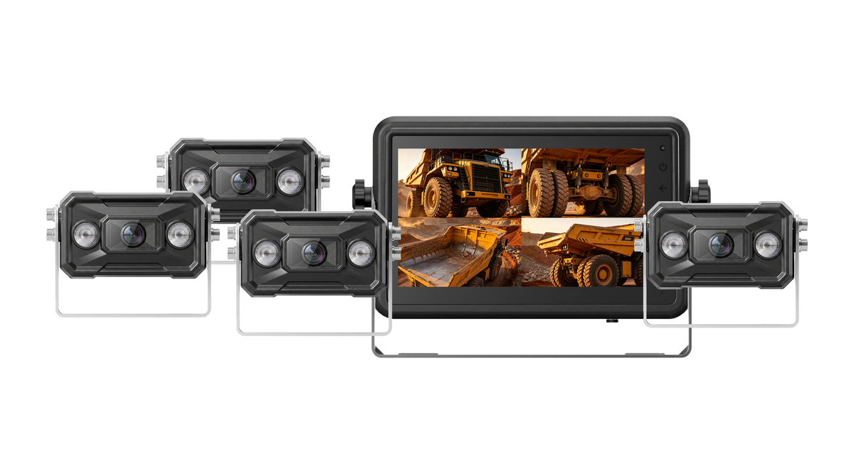 AI Blind Spot Rearview Kit für Heavy Duty Dump Truck und Mining Haul Truck