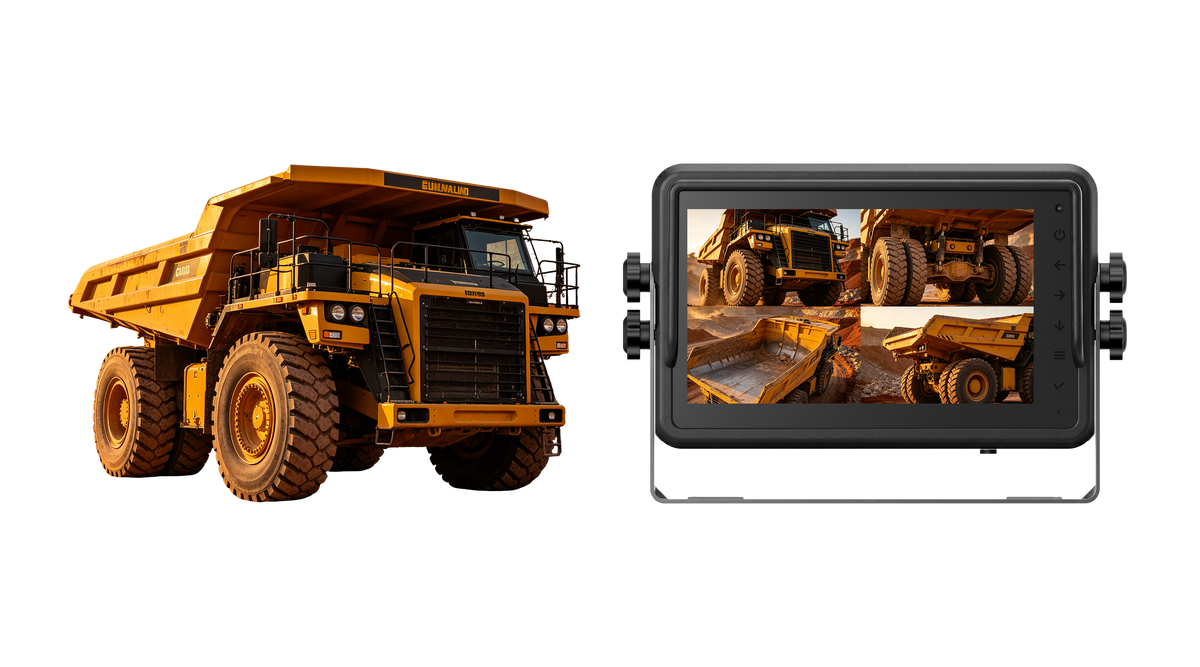 AI Blind Spot Rearview Kit für Heavy Duty Dump Truck und Mining Haul Truck