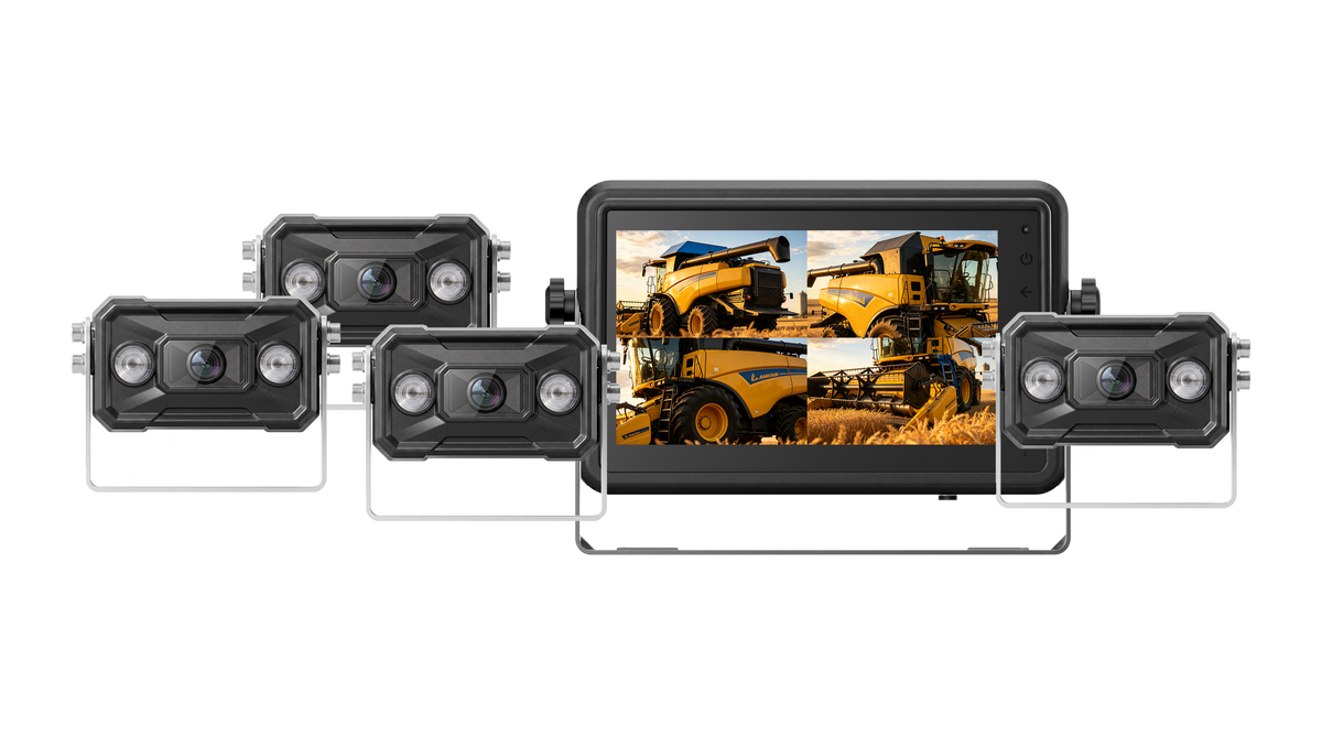 Heavy Equipment Rearview AI Kamera-Lösung für Kombinierte Erntemaschine und Landmaschinen