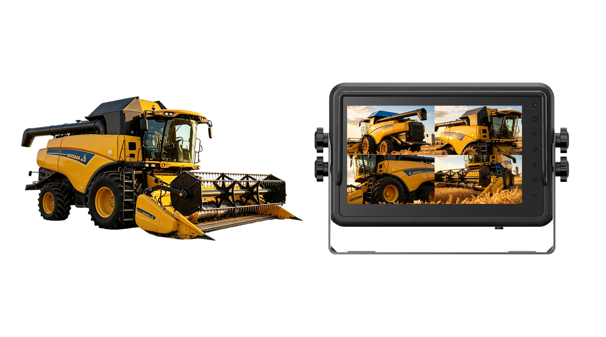 Heavy Equipment Rearview AI Kamera-Lösung für Kombinierte Erntemaschine und Landmaschinen