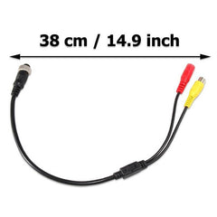 4 Pin Aviation Female to RCA Female Adapter Cable