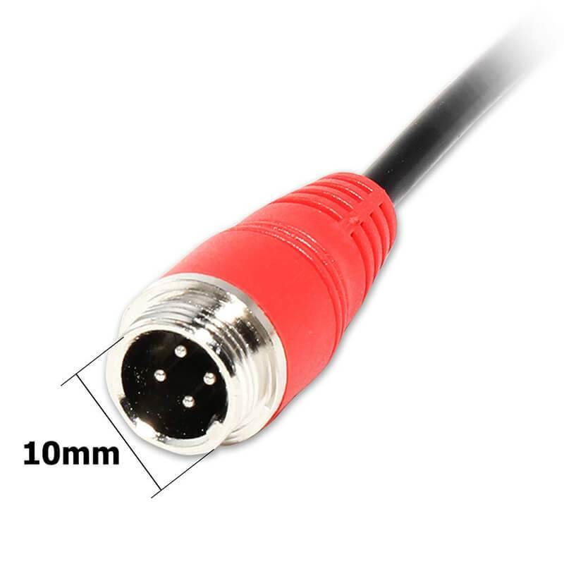 4 Pin Aviation Male Plug to RCA Video Cable Female Adapter