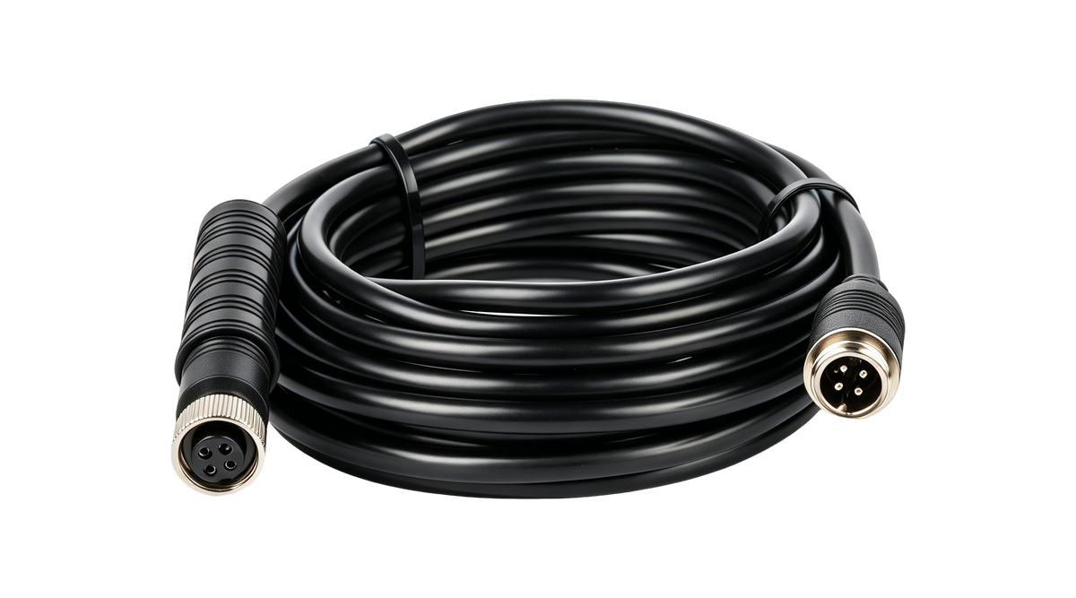 5m 4 Pin Aviation Extension Cable for Backup Camera and Monitor