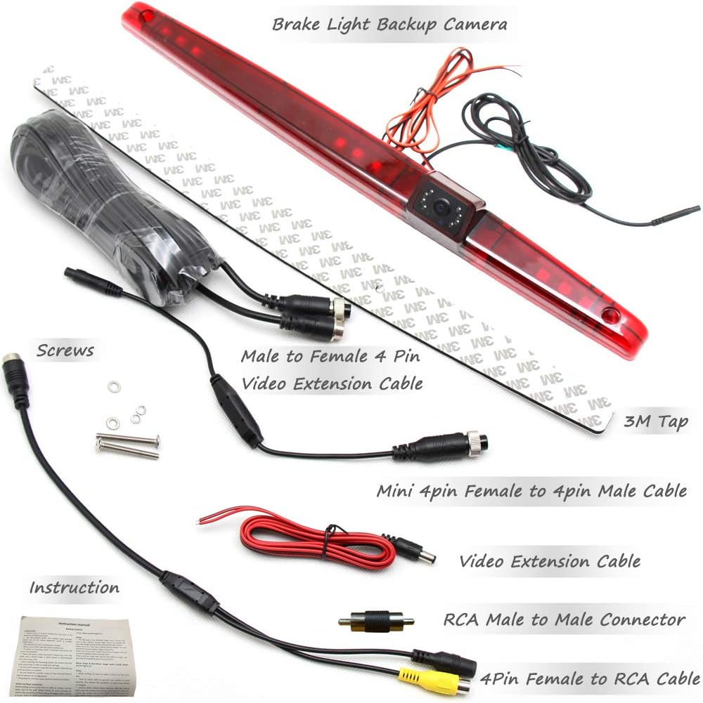 Third Brake Light Backup Camera
For Coachmen RV Class C Third Brake Light Backup Light