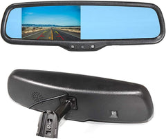 License Plate Backup Light Bar Camera with 4.3" Mirror Monitor Kit