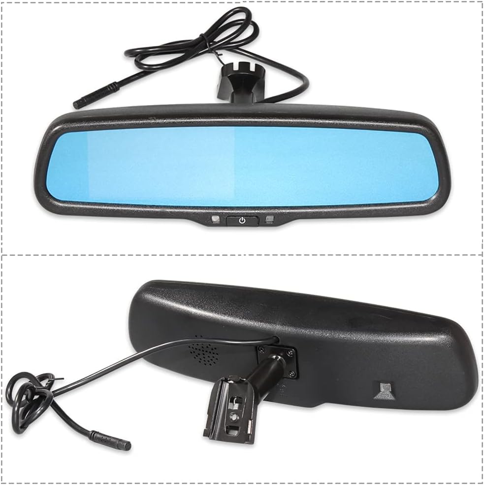 EW-MM02T109KIT Caméra de recul intégrée à la poignée de hayon avec kit moniteur de rétroviseur 4,3 po