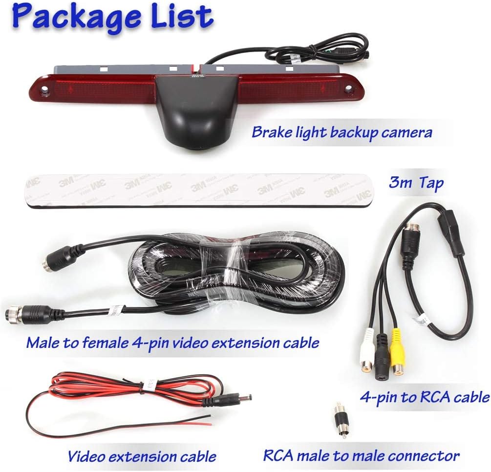 Third Brake Light Backup Camera For Mercedes Sprinter