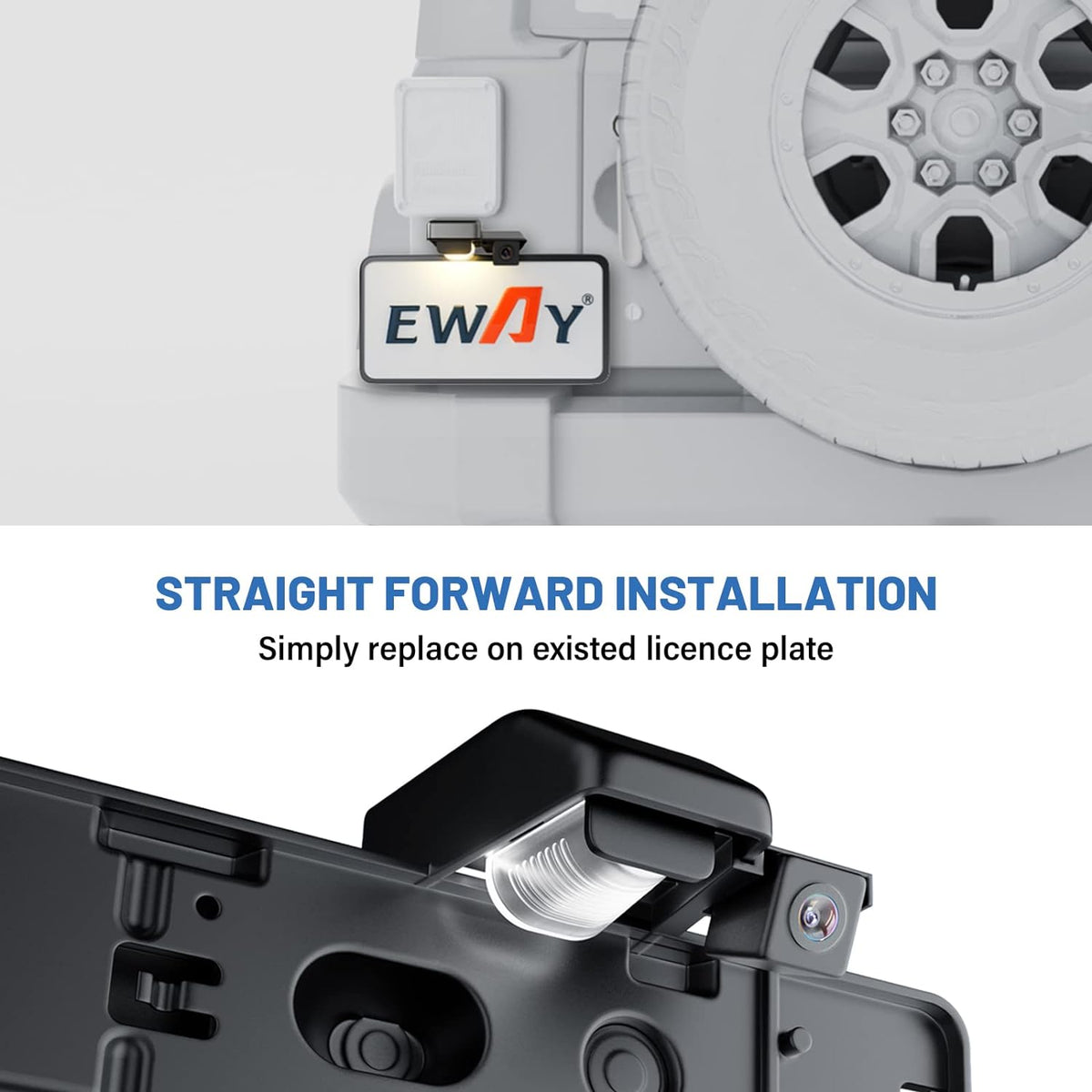 Backup Camera 
For Jeep Wrangler JK JKU 2007-2018