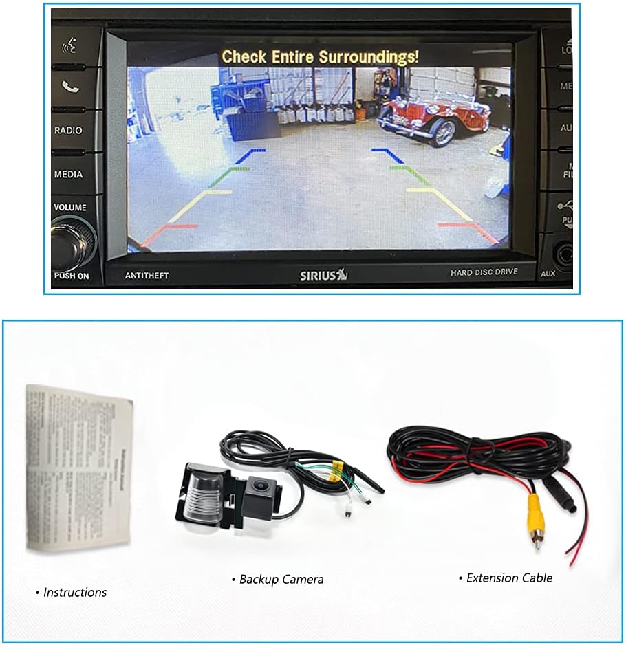 Backup Camera 
For Jeep Wrangler JK JKU 2007-2018