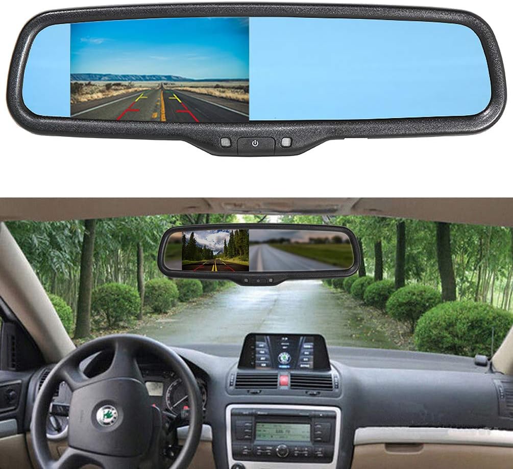 Toyota Tacoma Tailgate Handle Backup Camera with 4.3" Mirror Monitor Kit