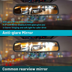 4.3" LCD Rearview Mirror Screen