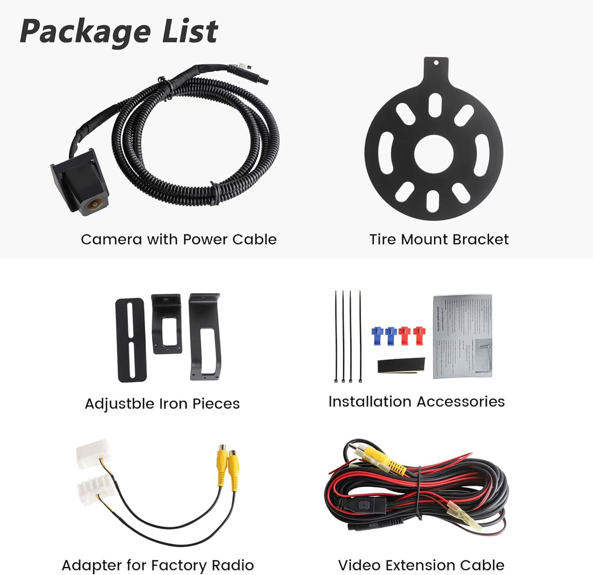 Lighter Spare Tire Mount Backup Camera 4.0
For Jeep Wrangler