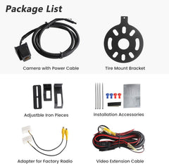 Lighter Spare Tire Mount Backup Camera 4.0
For Jeep Wrangler