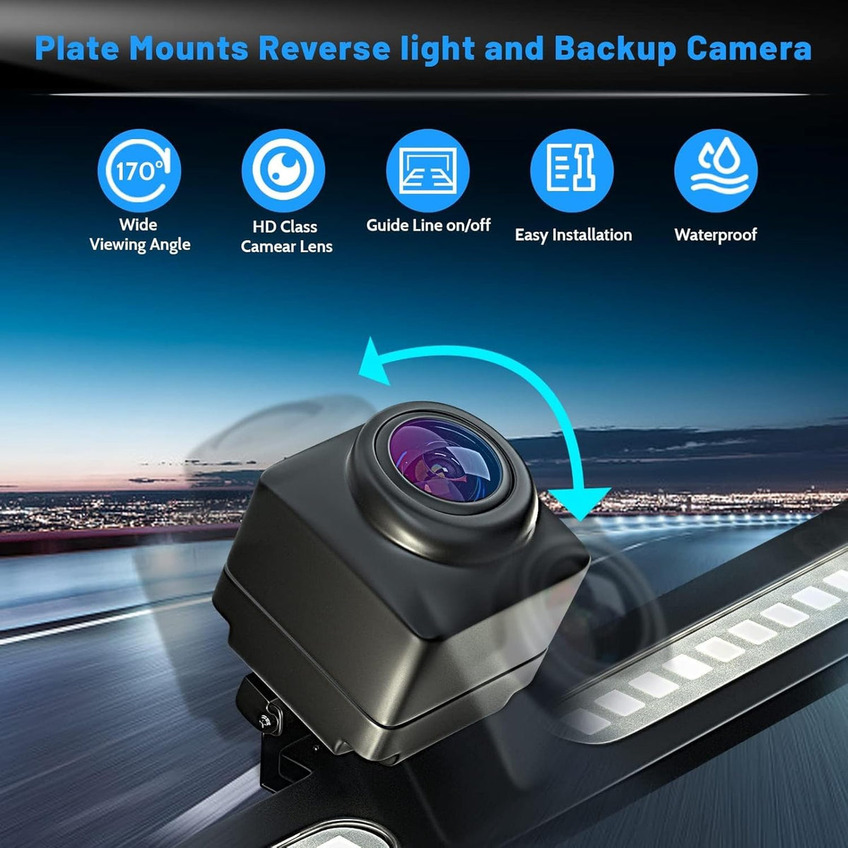 License Plate Mounted Backup Camera