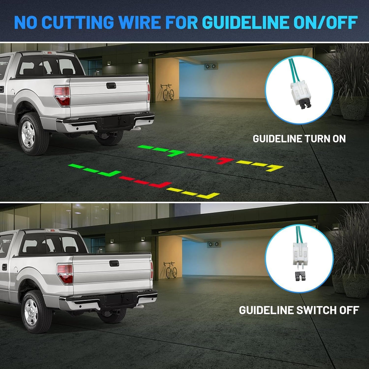 Dodge Ram Tailgate Handle Backup Camera with 4.3" Mirror Monitor Kit
