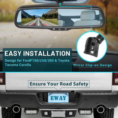 4.3" LCD Rearview Mirror Screen