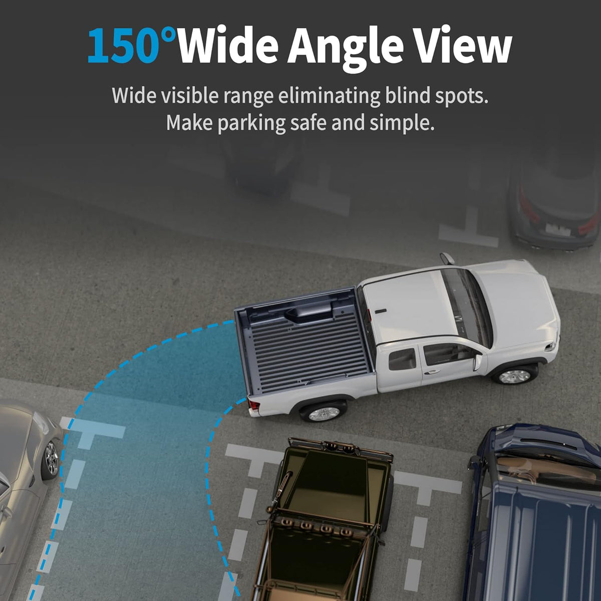 Toyota Tundra Tailgate Handle Backup Camera with 4.3" Mirror Monitor Kit