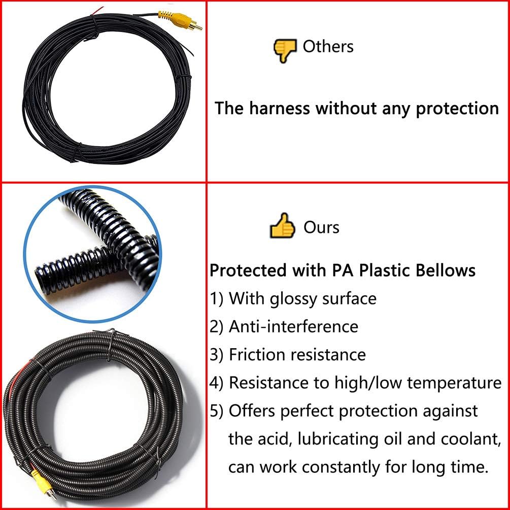 Toyota Tundra Tailgate Handle Backup Camera with 4.3" Mirror Monitor Kit