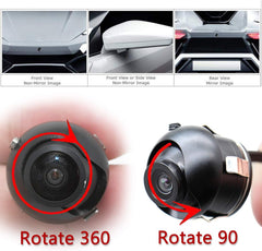 EW-U008 Mini Universal 360° Backup Rear Front Side View Car Camera