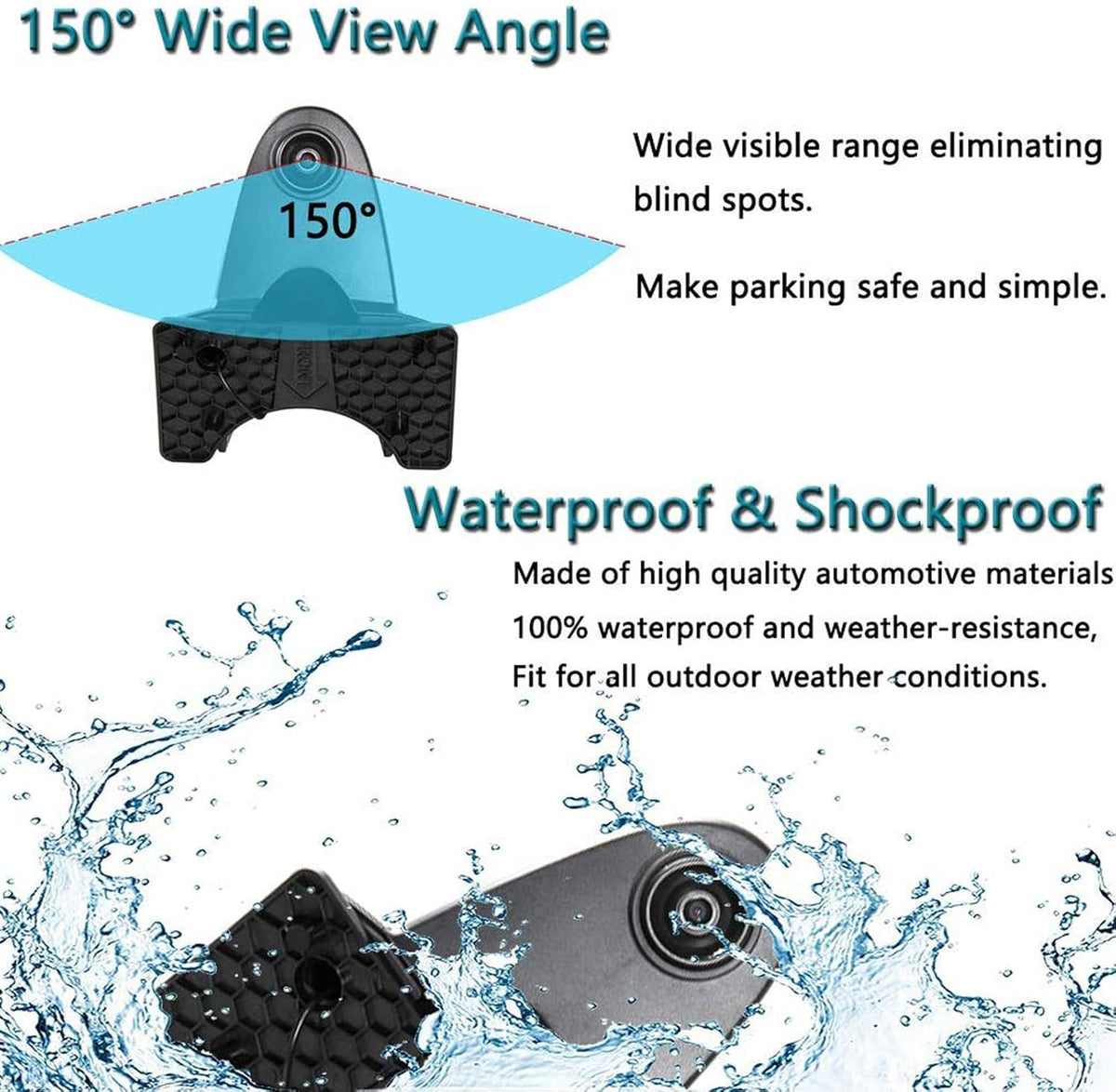 Vans Surface Mount Backup Camera