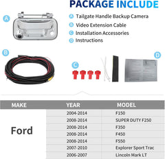 Tailgate Handle Backup Camera (Silver)
For Ford F150