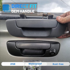Dodge Ram Tailgate Handle Backup Camera with 4.3" Mirror Monitor Kit