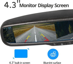 4.3" LCD Rearview Mirror Screen