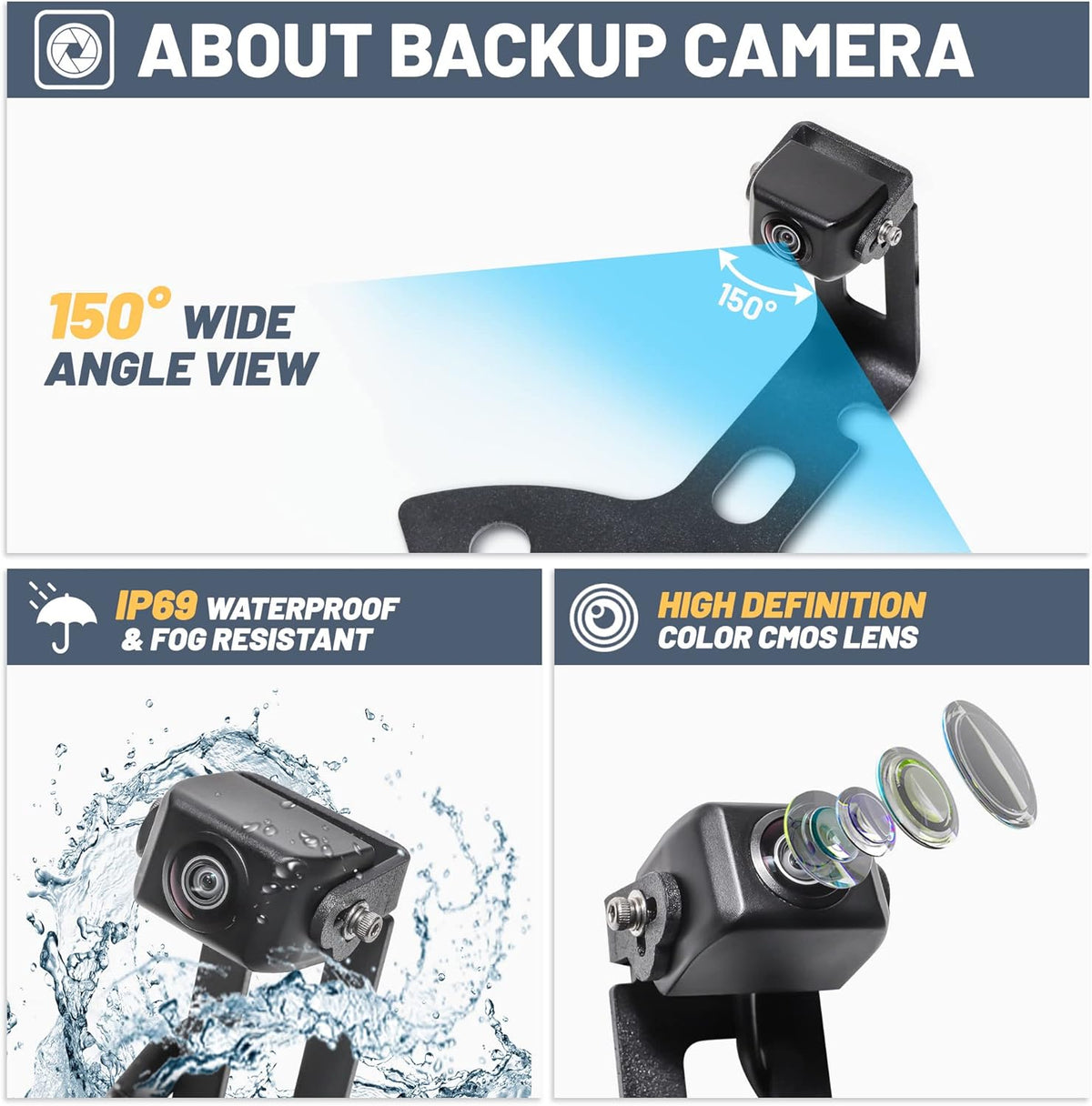 Lighter Spare Tire Mount Backup Camera 3.0
For Jeep Wrangler