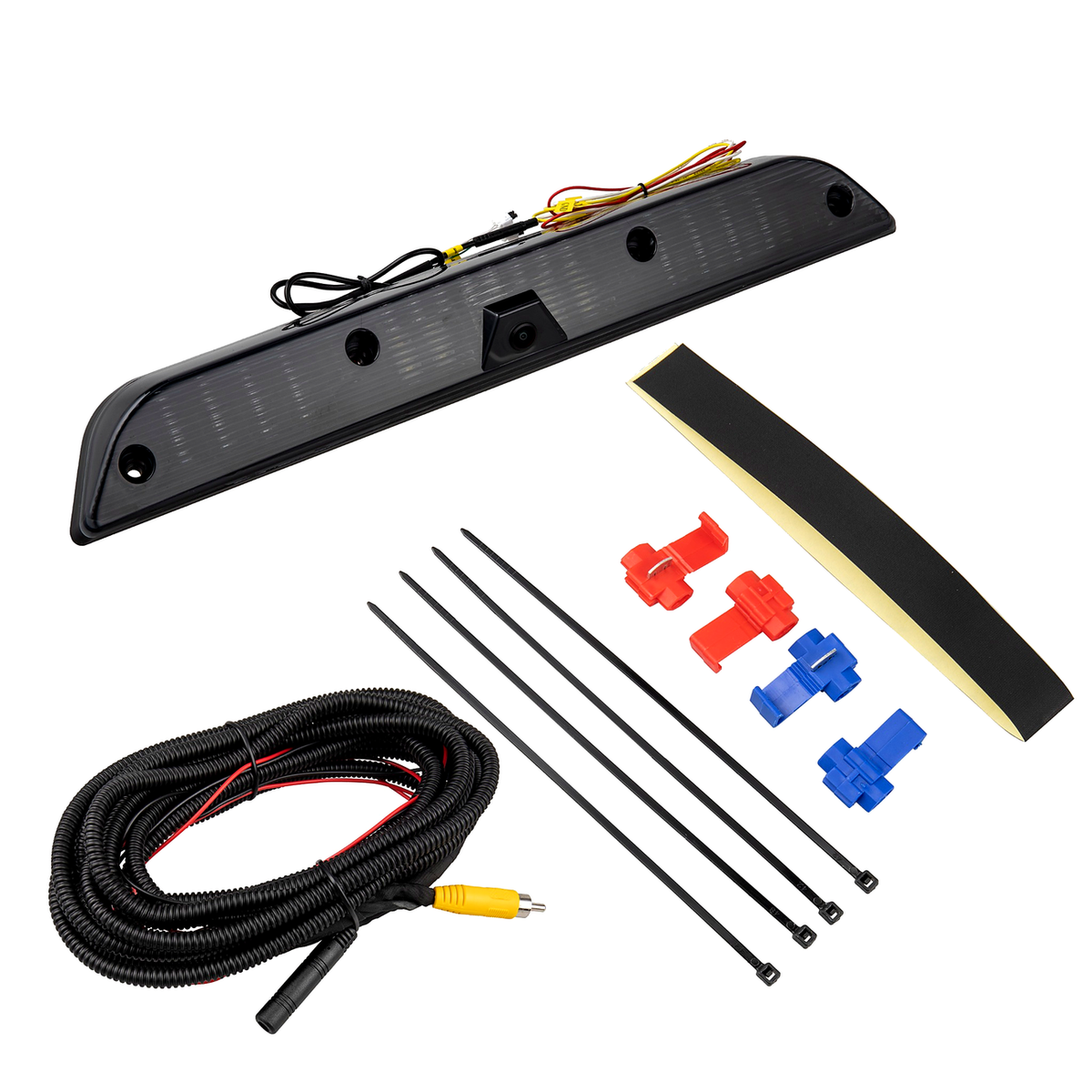 Third Brake Light Backup Camera (Smoked) For Ford F150 F250 F350 F450 F550